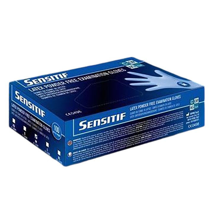 SENSOTIF 100 GUANTES LATEX TALLA S