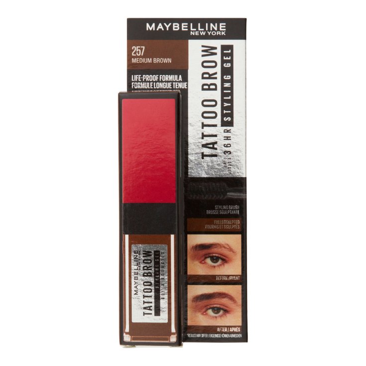 MAYB TATTO BROW 3D GEL 257 MED BR.