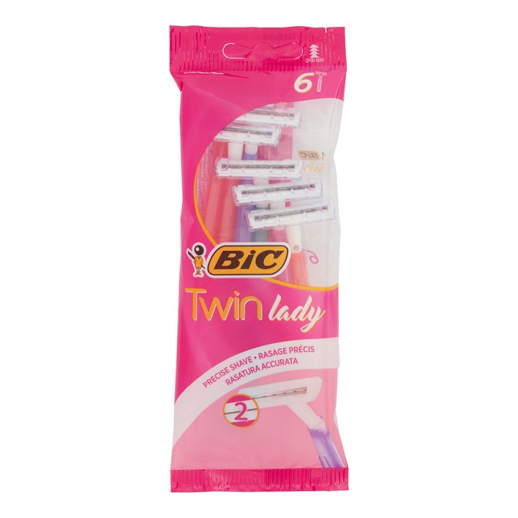TWIN LADY RAZOR BIC X 6