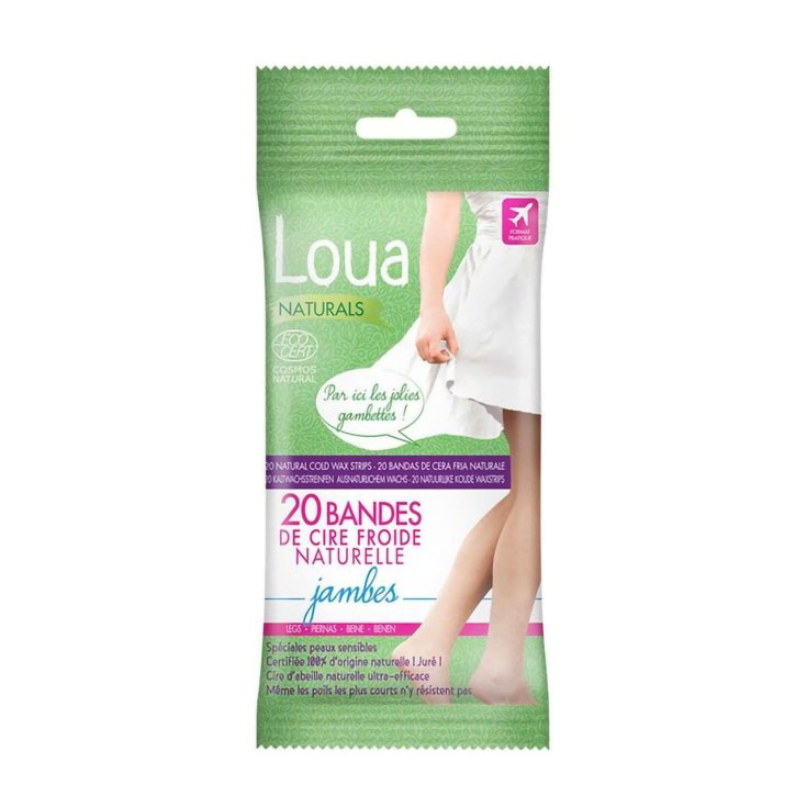 Tiras Depilatorias Naturals Body Loua 20 Piezas