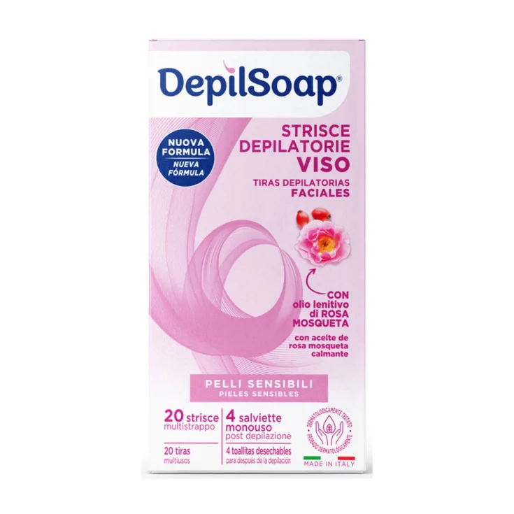 DEPILSOAP STRISCE VISO DEL20PZ