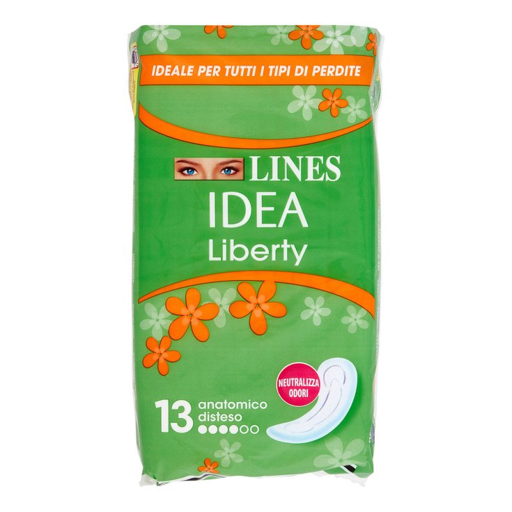 Líneas Idea Liberty Anatomico 13 Absorbentes