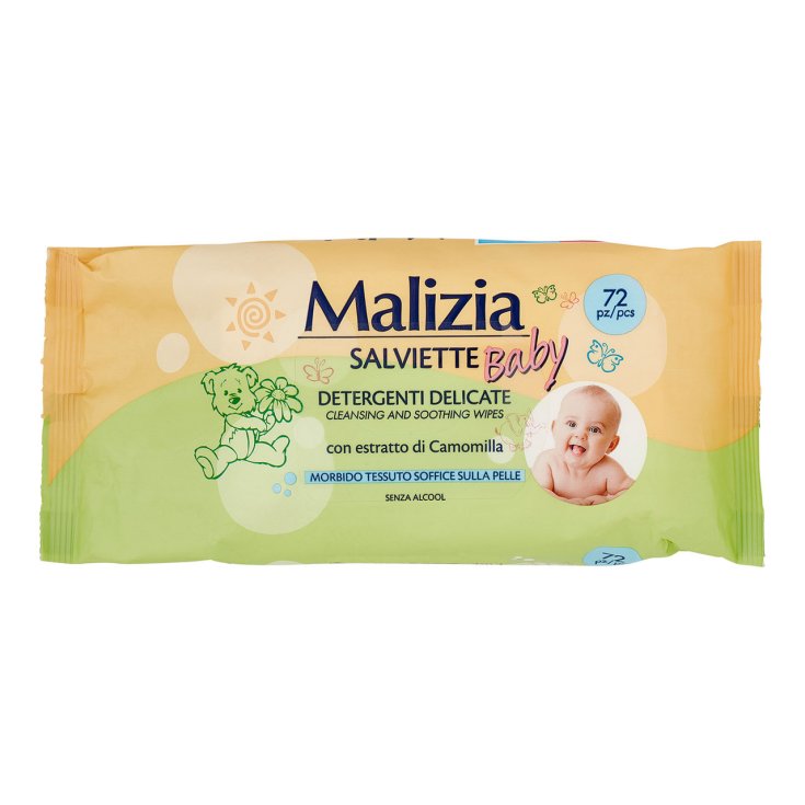 MALIZIA TOALLITAS BEBE 72 UDS
