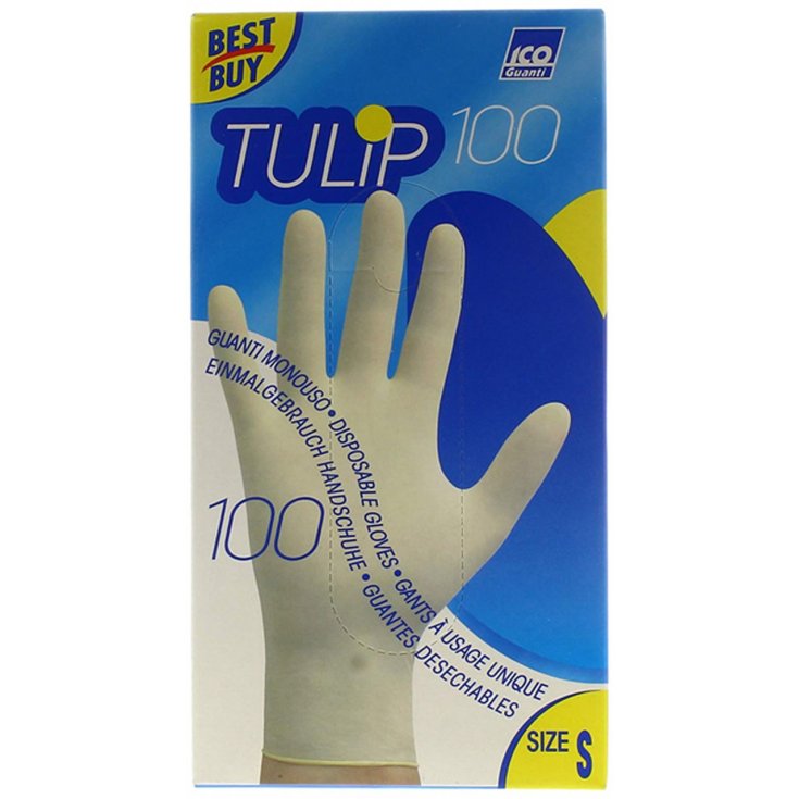 TULIP 100 GUANTES DESECHABLES MIS S