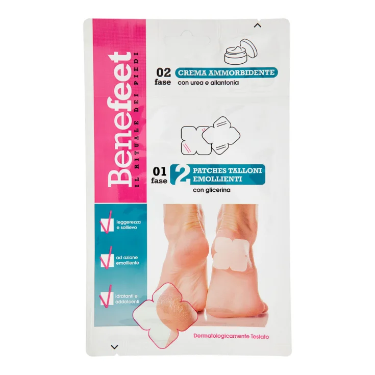 BeneFeet Crema Y Parches De Talón 2 + 1 Piezas