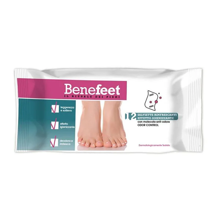 BeneFeet Toallitas Refrescantes 12 Piezas
