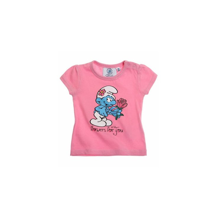 Camiseta punto bebe niña Los Pitufos Pitufo 24 m