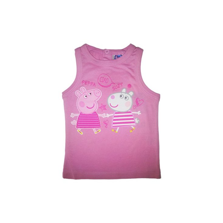 Peppa Pig camiseta sin mangas bebé niña rosa 30 m