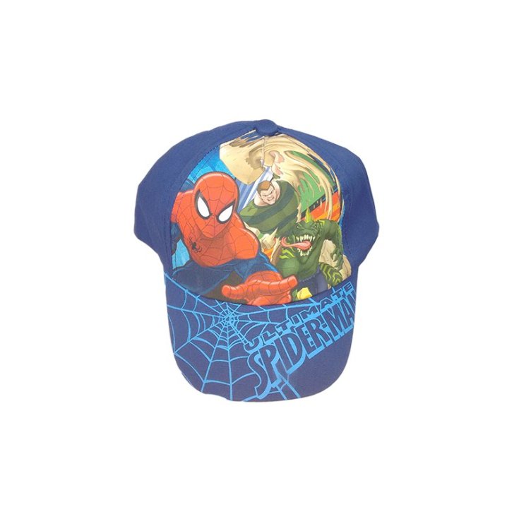 Spiderman azul gorro spiderman niño azul talla 54