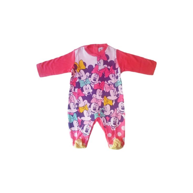 Pelele bebé niña Disney Minnie rosa algodón 1 - 3 meses