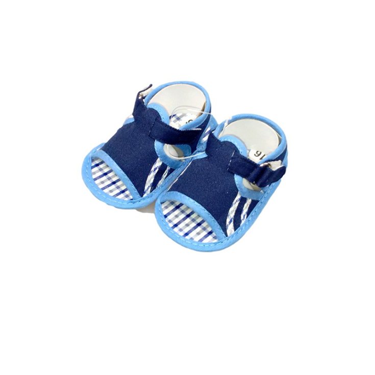 Zapato sandalia bebe niño pastel celeste azul 16