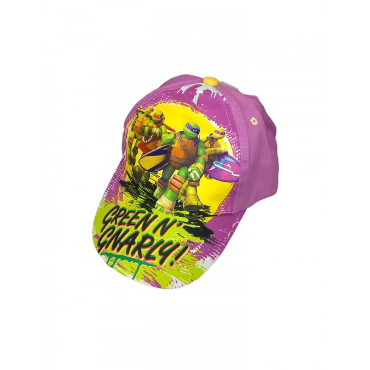 Gorro de niña gorro Tortugas Ninja rosa glicina talla 52