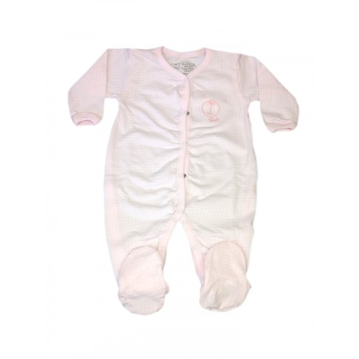 Pelele bebé niña algodón rosa Rapife 12 m
