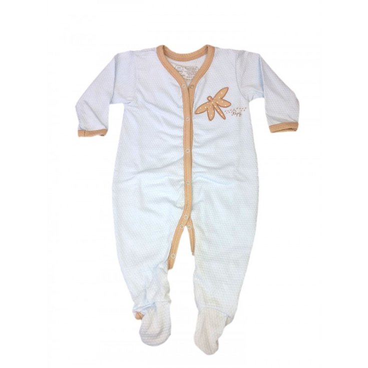 Pelele bebé niño Rapife algodón cielo pardo 3 m
