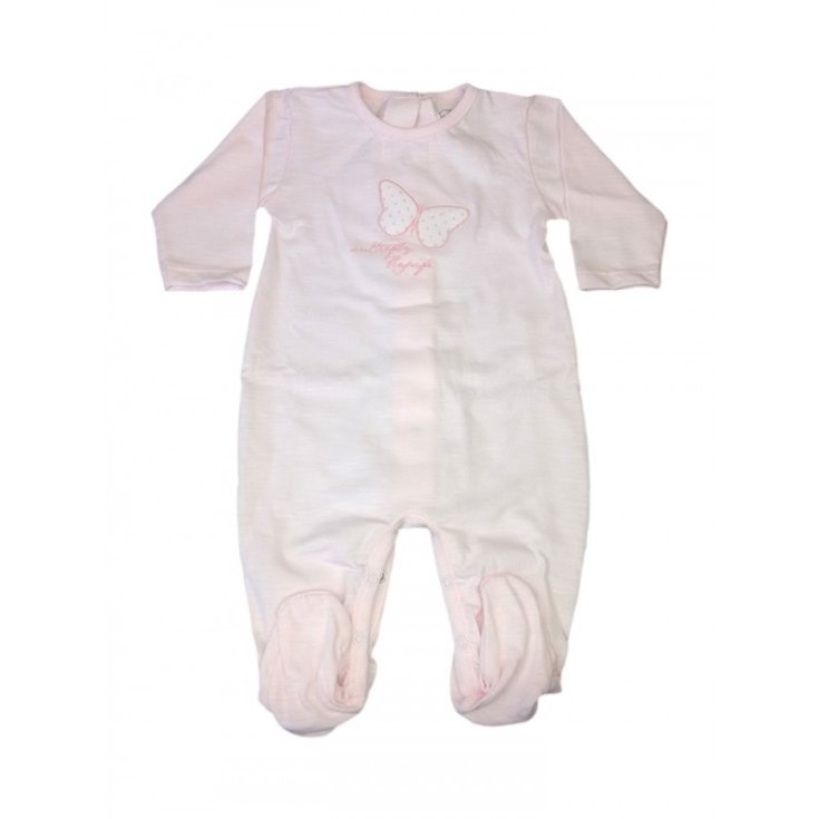 Pelele bebé niña algodón rosa rapife 1 m