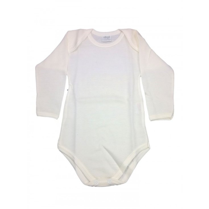 Bodino ropa interior recién nacido bebé niña manga larga crema Ellepi 18 m