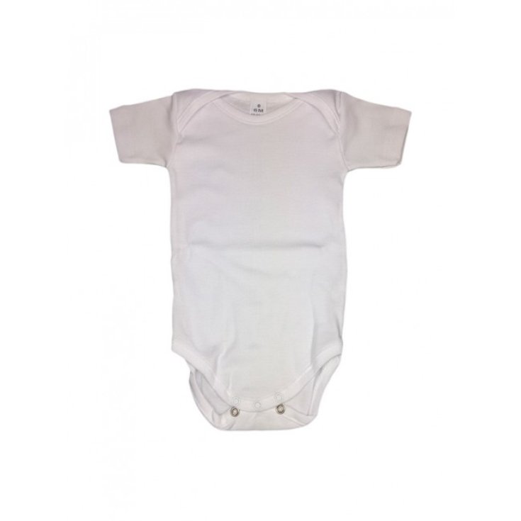 Bodino bodino ropa interior recién nacido bebé niña media manga Rapife blanco 24 m