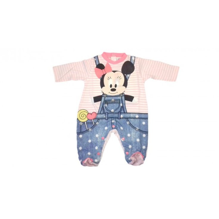 Pelele bebé niña Disney Minnie rosa algodón 1 - 3 meses