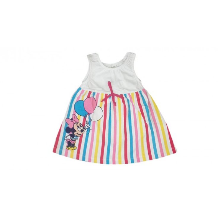 Disney baby Minnie vestido blanco niña vestido fantasía colores 18 m