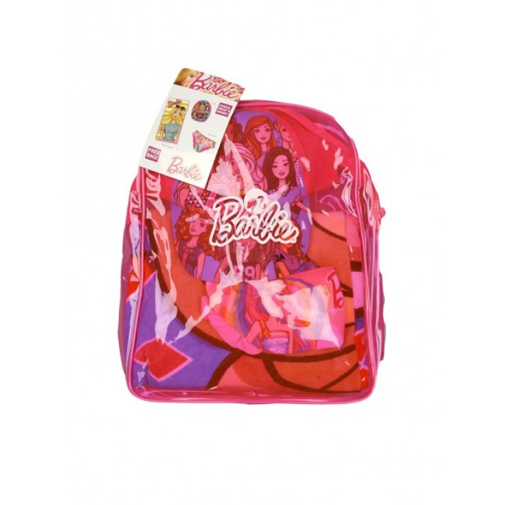 Conjunto de playa, mochila, toalla, gorro, bañador, slip, bañador, bebé niña Barbie 8A