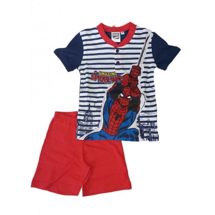 Pijama jersey camiseta shorts bebé niño Spider-man Spiderman 4A