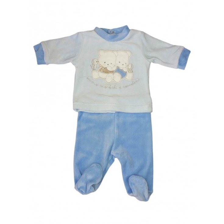 Completo 2uds chenilla bebe niño Ellepi sky 1m