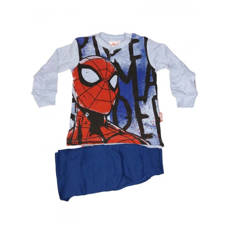 Spiderman azul cielo azul cielo azul 4A bebé niño camiseta pijama