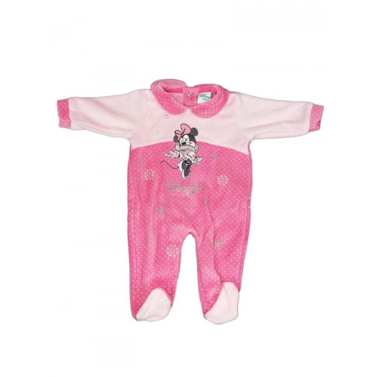 Body chenilla bebé niña Arnetta Disney baby Minnie rosa fucsia 6 m