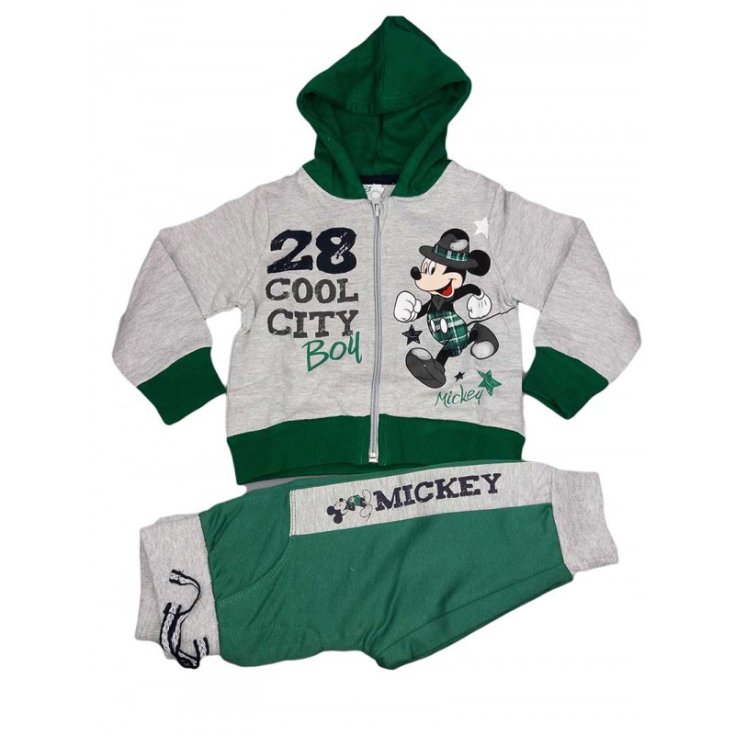 Traje completo 2 piezas sudadera jersey pantalones bebé niño Arnetta Disney baby Mickey 18 m