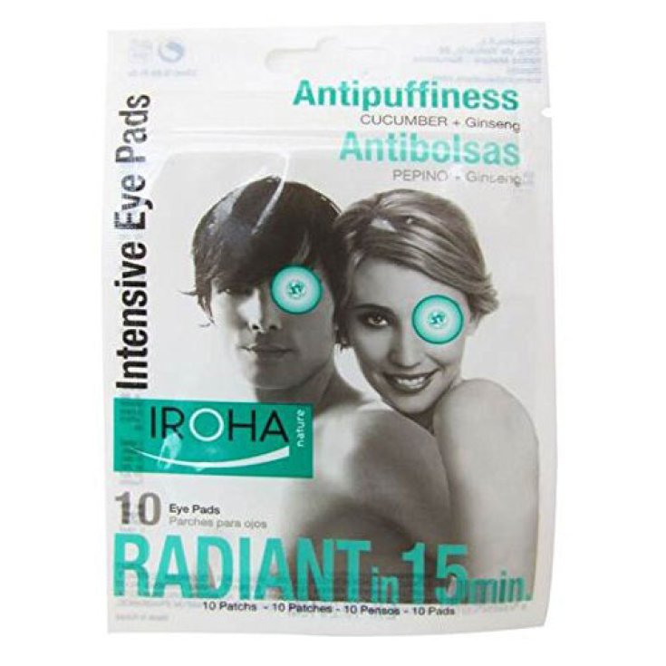 Iroha Nature Antipuffiness Intensive Eye Pads 10uds.