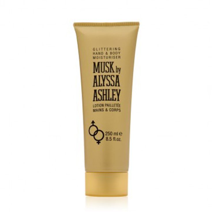 Alyssa Ashley Musk Golden Glitter Hand & Body Hidratante 250 ml