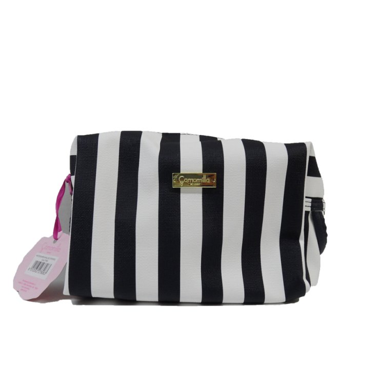Manzanilla Necessaire M Azul Rayas Ref. 27806