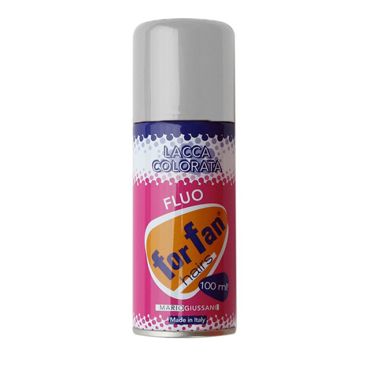Mario Giussani Fluo Laca de color para cabellos de abanico 100 ml plata