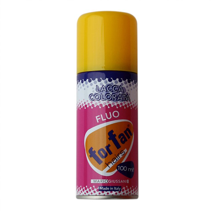 Mario Giussani Fluo Laca de color para cabellos de abanico 100 ml amarillo
