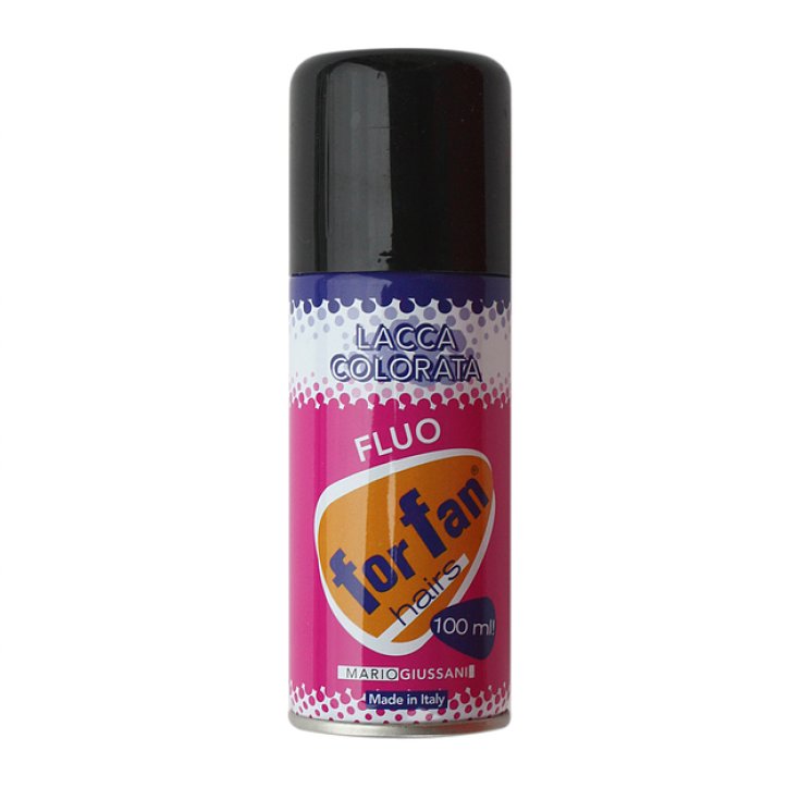 Mario Giussani Fluo Laca de color para cabellos de abanico 100 ml negro