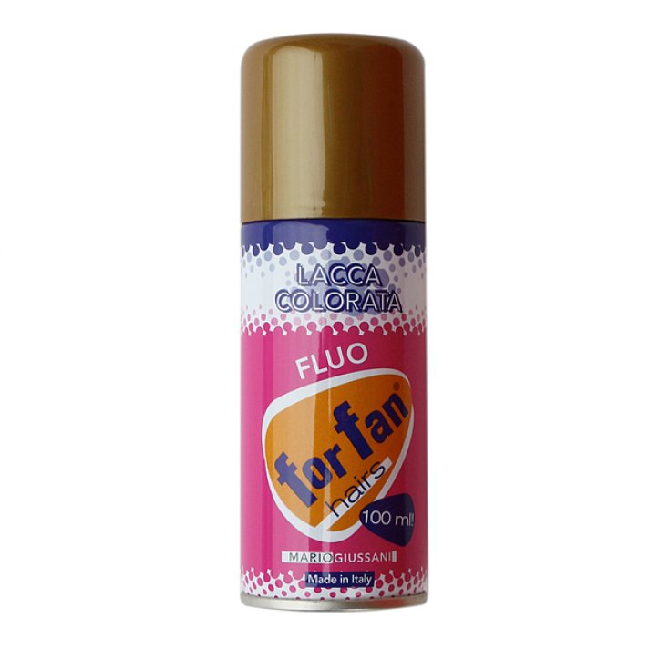 Mario Giussani Fluo Laca de color para cabellos de abanico 100 ml dorado
