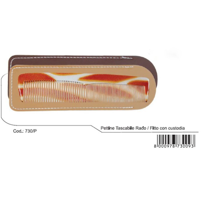 Peine de bolsillo superior Guenzani con estuche art.730P