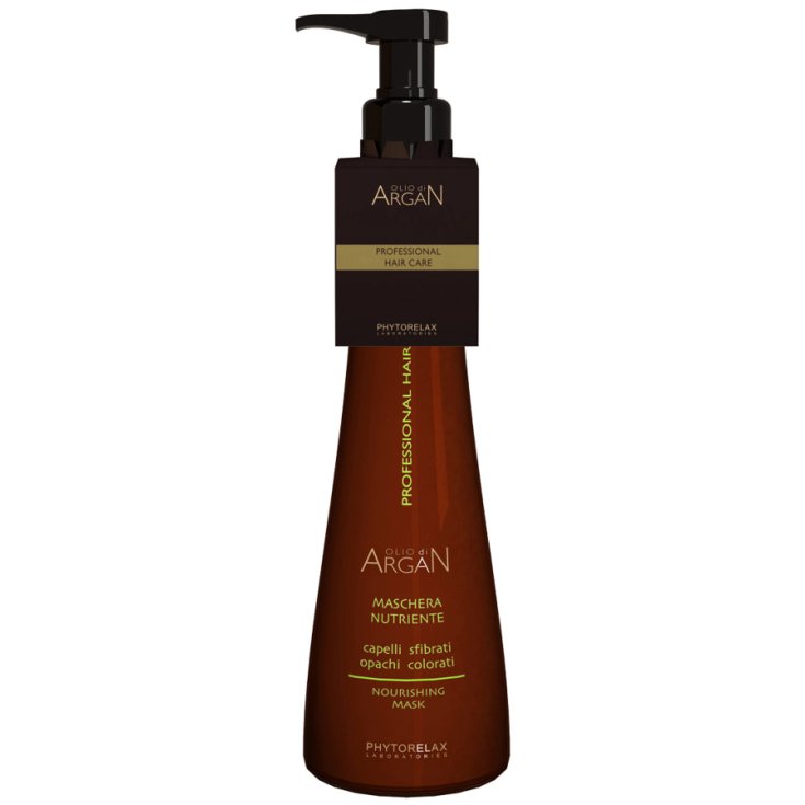 Phytorelax Argan mascarilla nutritiva para cabello dañado y teñido 250 ml