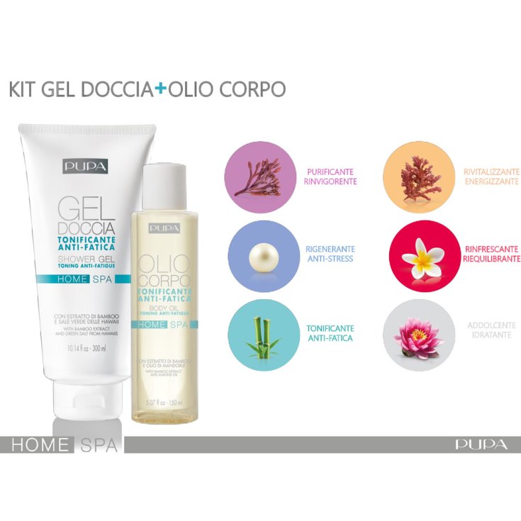 Box 2018 Pupa Home SPA Kit 1 Regenerante Anti Estrés Box 2018 Pupa Home SPA Kit 1 Regenerante Anti Estrés