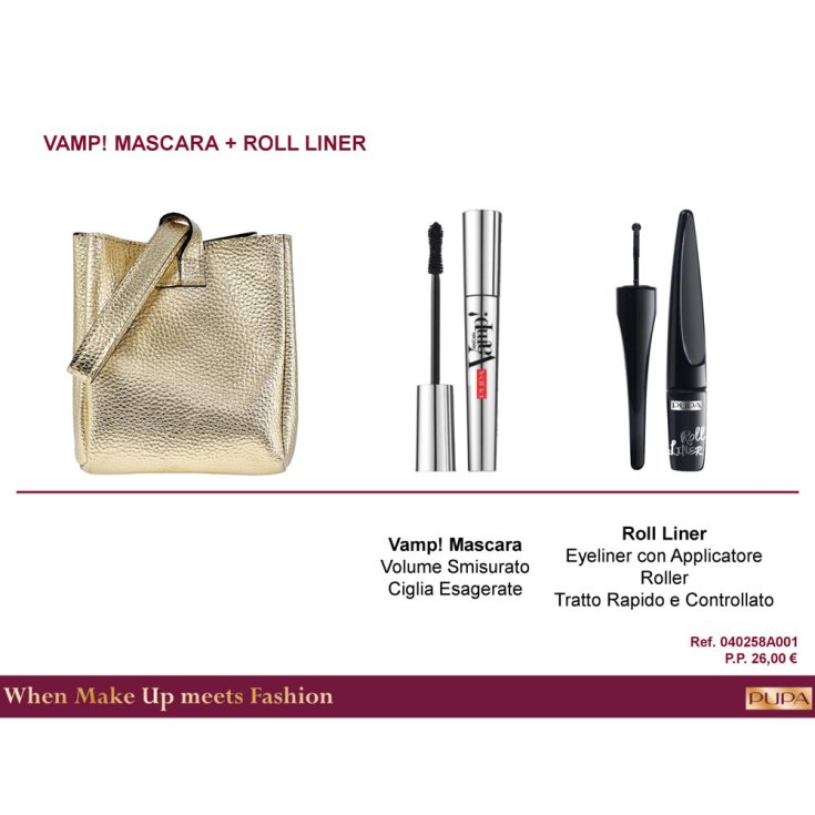 * KIT PUPA POCHETTE MASC VAMP + ROLLO L