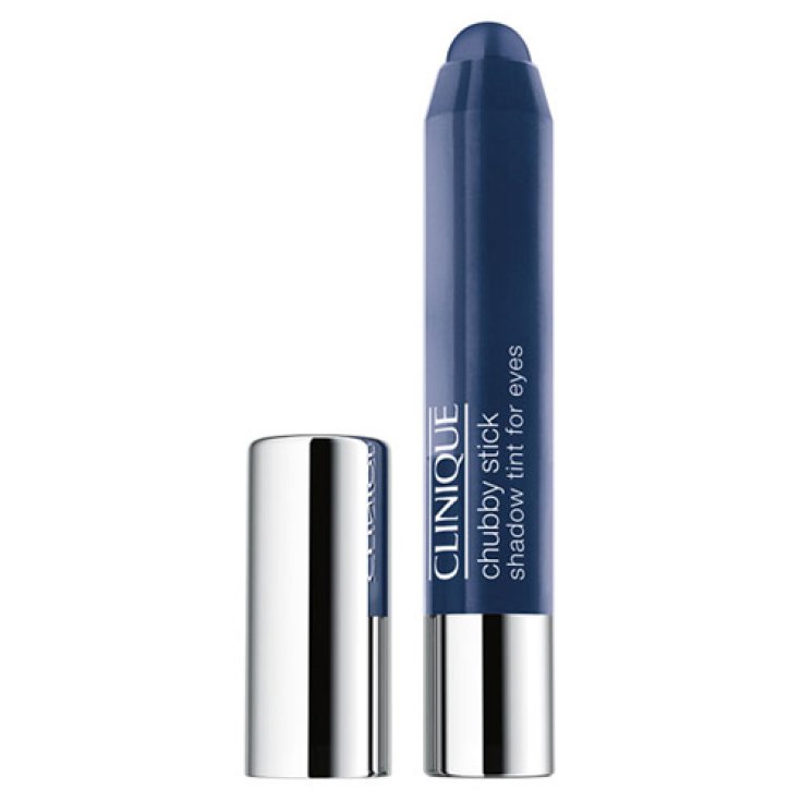 Tinte de sombras para ojos Chubby Stick de Clinique n.12 medianoche masiva