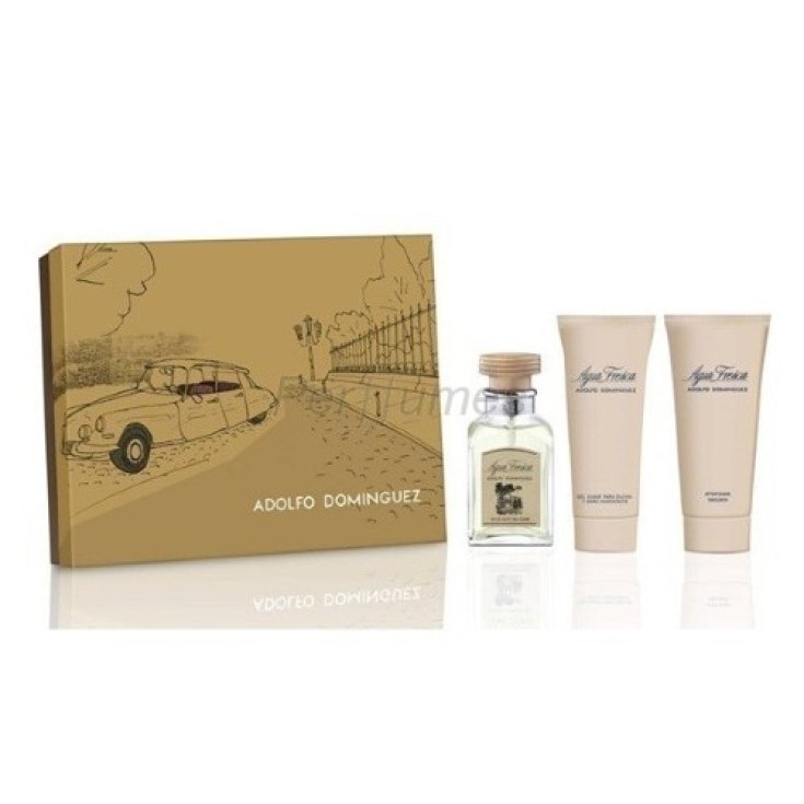 Adolfo Dominguez Agua Fresca Eau De Toilette Spray 120ml Set 3 Partes