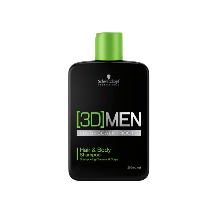 Schwarzkopf Professional 3D Men Champú Cabello Y Cuerpo 250ml