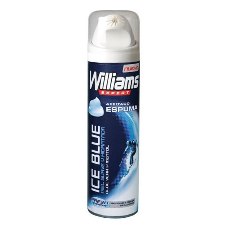 Williams Expert Espuma de Afeitar Azul Hielo 250ml