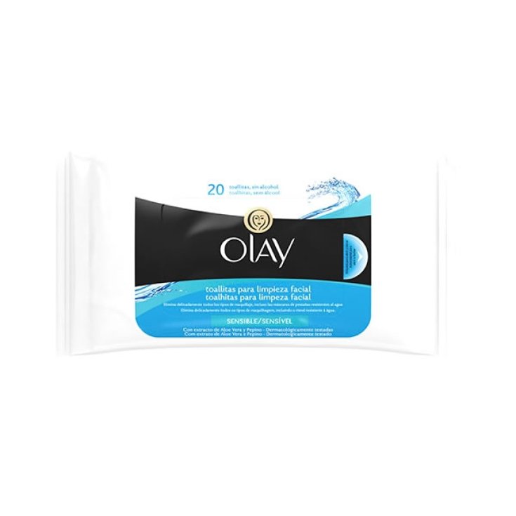 Olay Toallitas Limpiadoras Para Piel Sensible Rostro