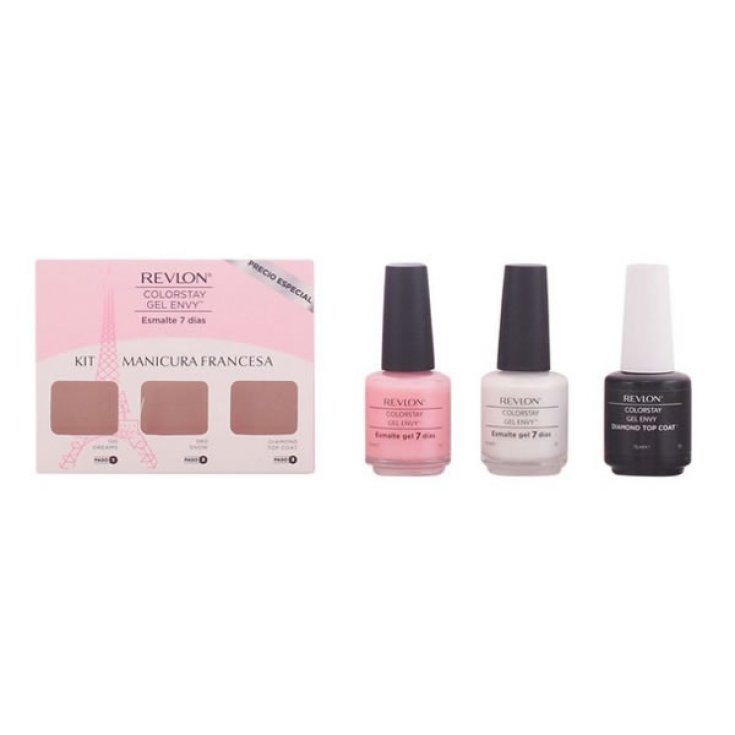 Revlon Colorstay Gel Envy Set de Manicura Francesa 3 Partes