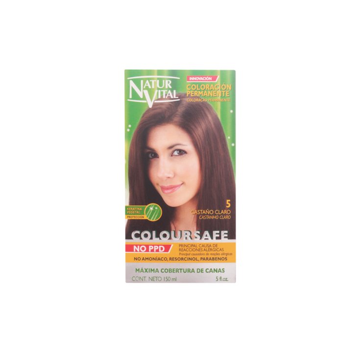 Naturaleza Y Vida Coloursafe Coloración Permanente 5 Castaño Claro 150ml