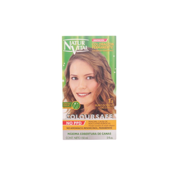 Naturaleza Y Vida Colorsafe Permanente 7.3 Rubio Dorado 150ml