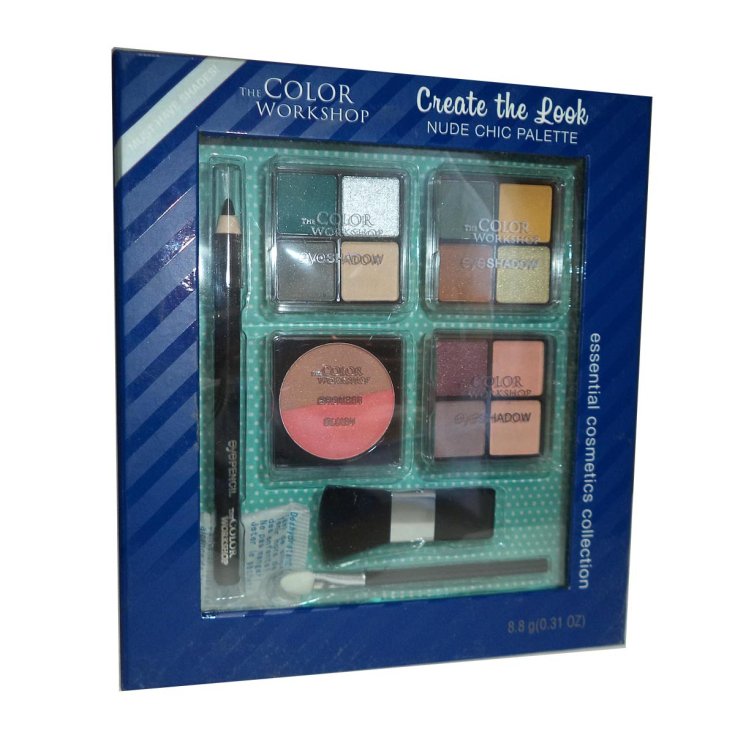 Markwins Glam Girl 12 sombras de ojos + rubor + lápiz de ojos + pinceles Markwins Glam Girl 12 sombras de ojos + rubor + lápiz de ojos + pinceles