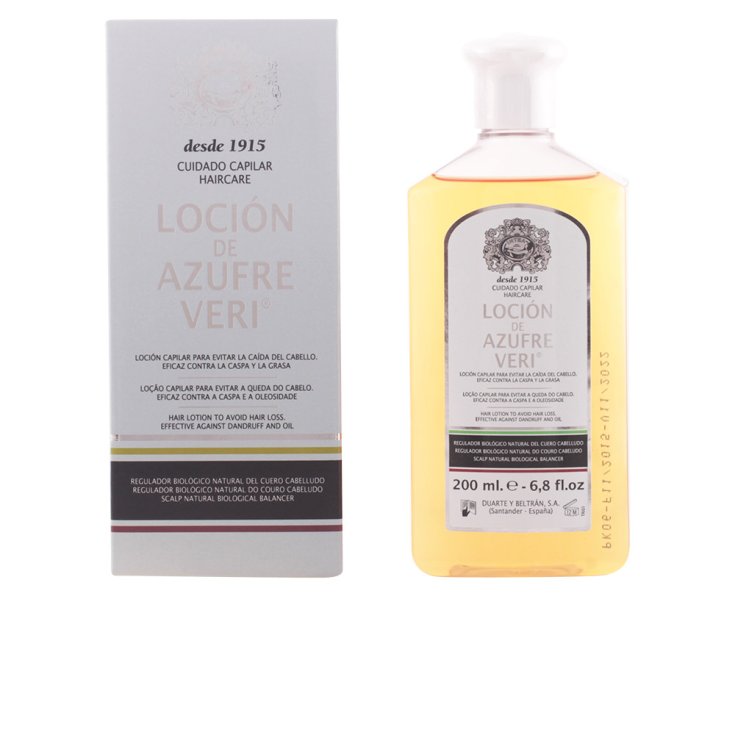 Azufre Veri Loción Capilar Anticaída 200ml Azufre Veri Loción Capilar Anticaída 200ml